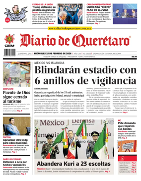 Cover of Diario de Queretaro