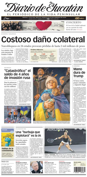 Cover of Diario de Yucatan