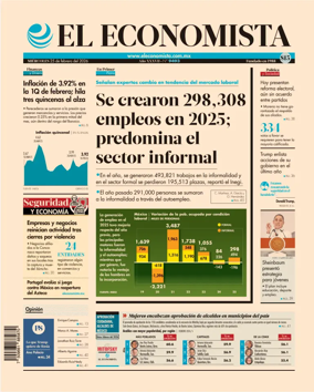 Cover of El Economista (Mexico)