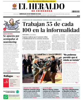 Cover of El Heraldo de Chihuahua