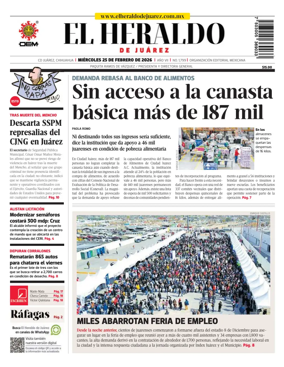 Cover of El Heraldo de Juarez