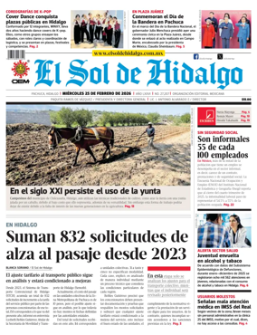Cover of El Sol de Hidalgo