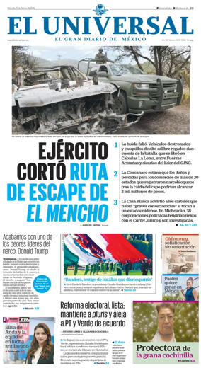 Cover of El Universal