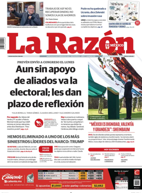Cover of La Razon de Mexico