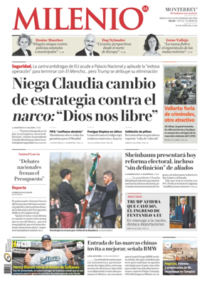 Cover of Milenio Monterrey