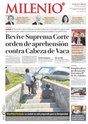 Cover of Milenio Tamaulipas