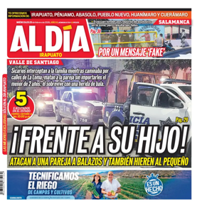 Cover of Periodico Al Dia (Irapuato)
