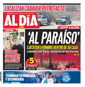 Cover of Periodico Al Dia (Leon)