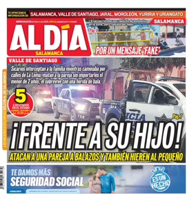Cover of Periodico Al Dia (Salamanca)