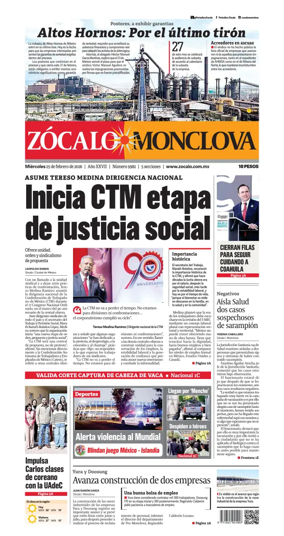 Cover of Zocalo Monclova