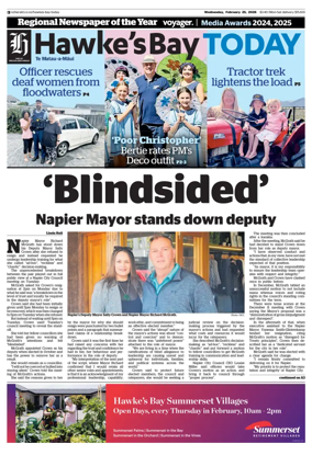 Cover of Hawke's Bay Today