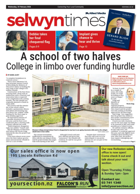 Cover of Selwyn Times