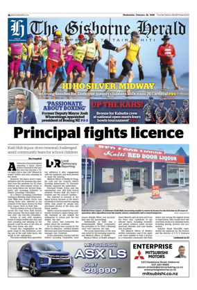 Cover of The Gisborne Herald