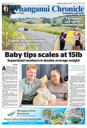 Cover of Whanganui Chronicle