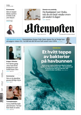 Cover of Aftenposten