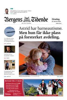 Cover of Bergens Tidende