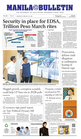 Cover of Manila Bulletin