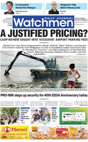 Cover of Watchmen Daily Journal