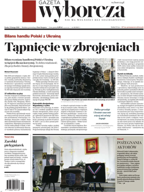 Cover of Gazeta Wyborcza Stoleczna