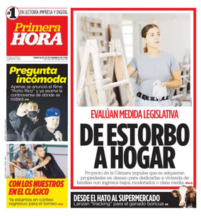 Cover of Primera Hora