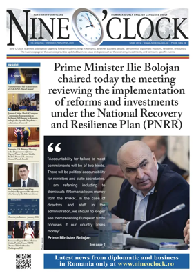 Cover of Nine o clock (Romania) Daily