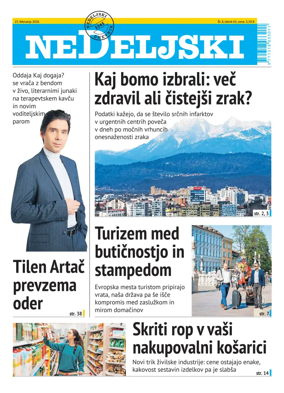 Cover of Nedeljski Dnevnik