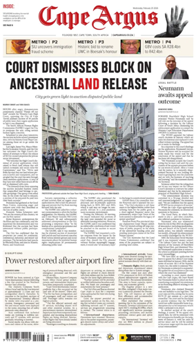 Cover of Cape Argus (PM Edition)