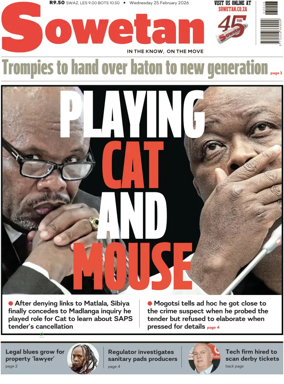 Cover of Sowetan