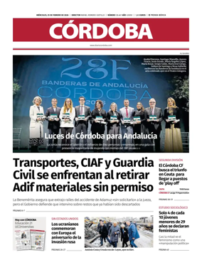 Cover of Diario Cordoba