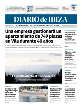 Cover of Diario de Ibiza
