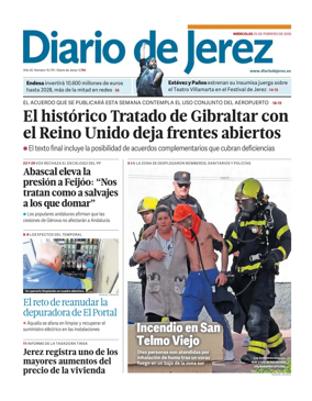 Cover of Diario de Jerez