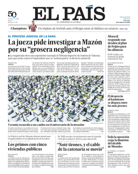 Cover of EL PAIS