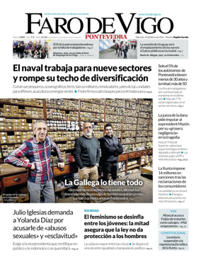 Cover of Faro de Vigo (Pontevedra)