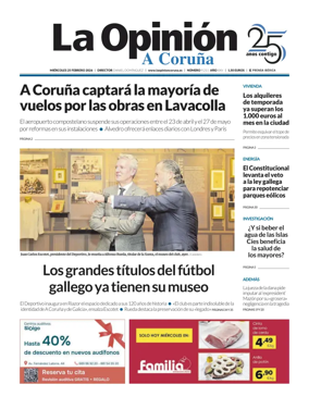 Cover of La Opinion de A Coruna