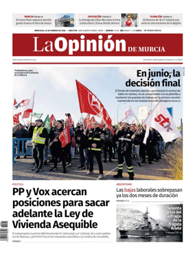 Cover of La Opinion de Murcia
