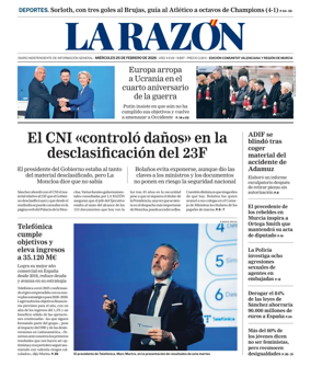 Cover of La Razon (Levante)