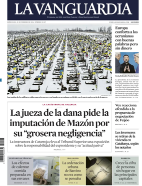 Cover of La Vanguardia (1st Edition)