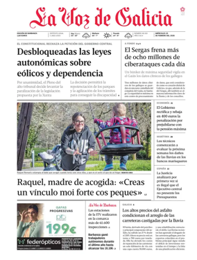 Cover of La Voz de Galicia (Barbanza)