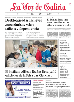 Cover of La Voz de Galicia (Carballo)