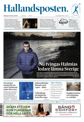 Cover of Hallandsposten
