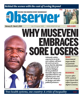 Cover of The Observer (Uganda)