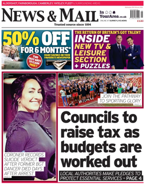 Cover of Aldershot News & Mail