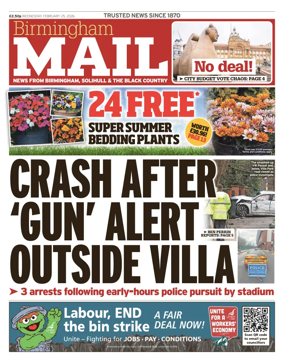 Cover of Birmingham Mail