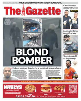 Cover of Blackpool Gazette