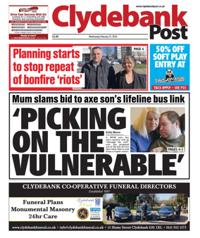 Cover of Clydebank Post