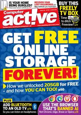Cover of Computer Active (UK)