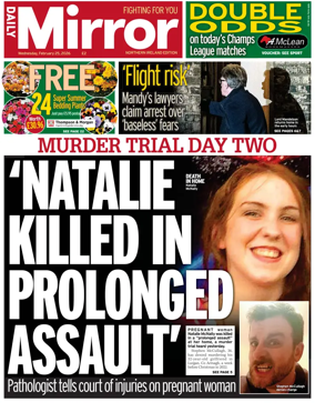 Cover of Daily Mirror (Northern Ireland)