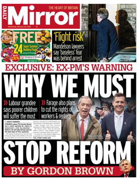 Cover of Daily Mirror