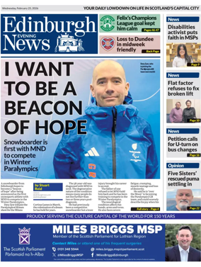 Cover of Edinburgh Evening News