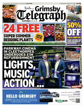 Cover of Grimsby Telegraph